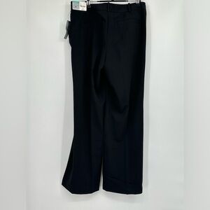 Worthington Trouser Leg Black Dress Pants Size 12 H0019